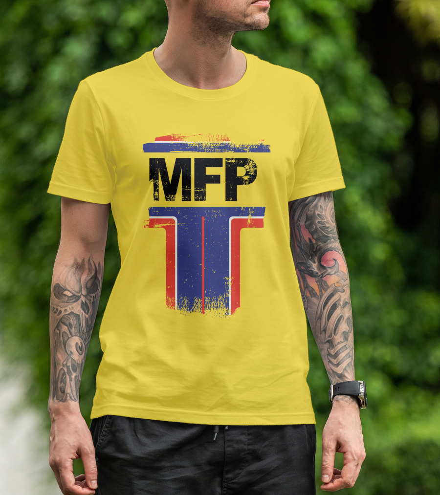 Mad Max MFP Main Force Patrol Vintage Logo Ao Vang T-Shirt
