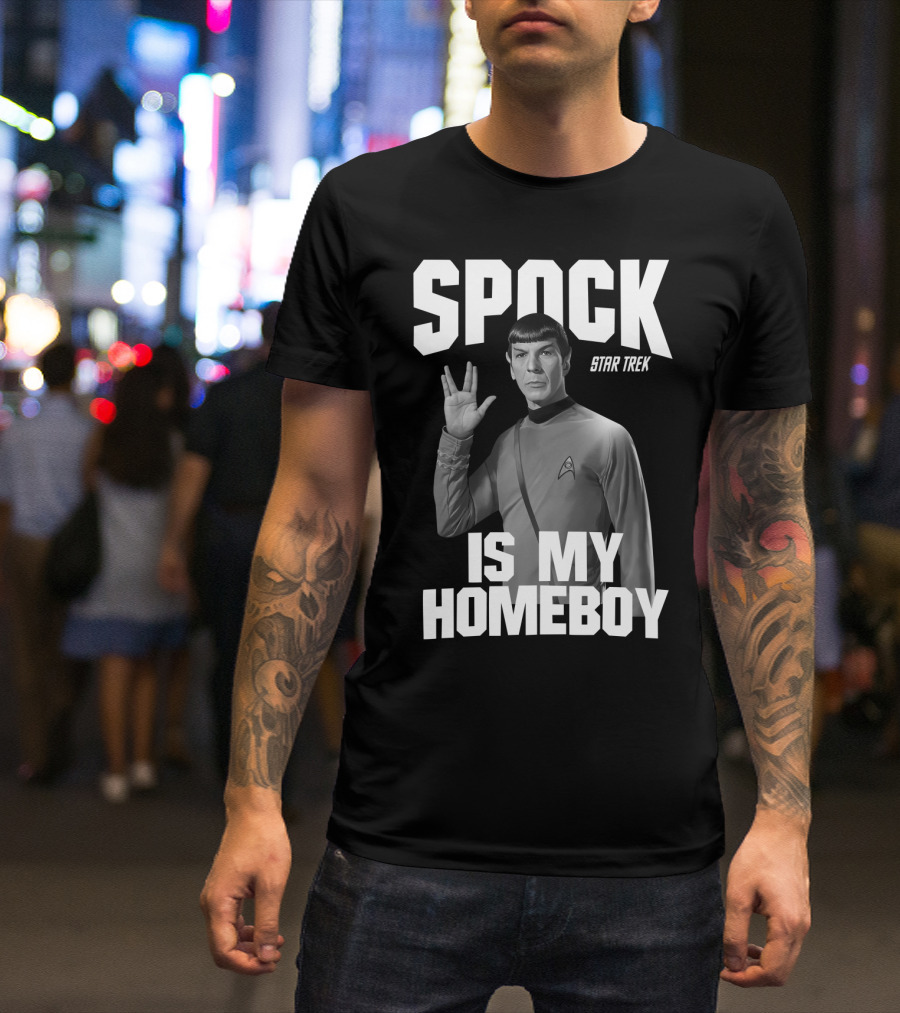 Spock Star Trek Is My Homeboy T-Shirt
