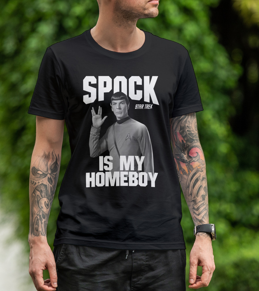 Spock Star Trek Is My Homeboy T-Shirt