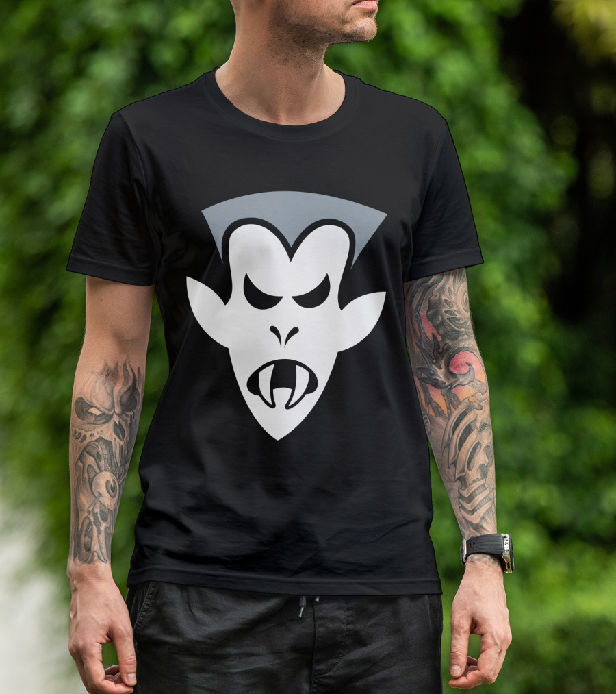 Halloween Angry Vampire Face T-Shirt