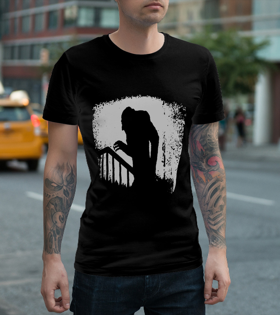 Nosferatu Vintage Horror Silhouette Icon Classic T-Shirt