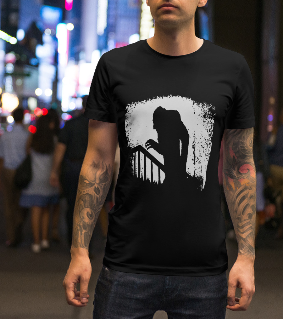 Nosferatu Vintage Horror Silhouette Icon Classic T-Shirt