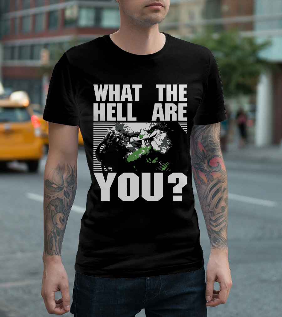 Predator Alien What The Hell Are You? T-Shirt