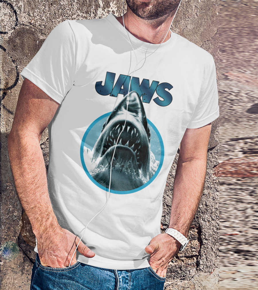 JAWS Shark Iconic Movie T-Shirt
