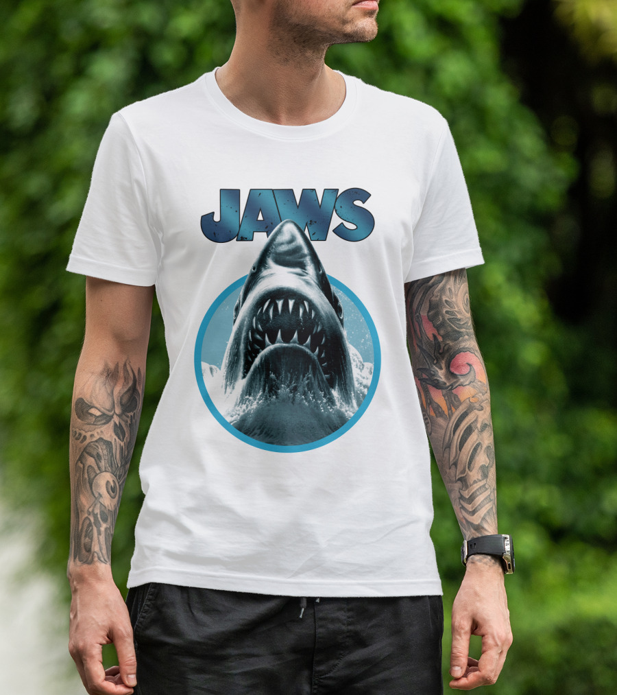 JAWS Shark Iconic Movie T-Shirt