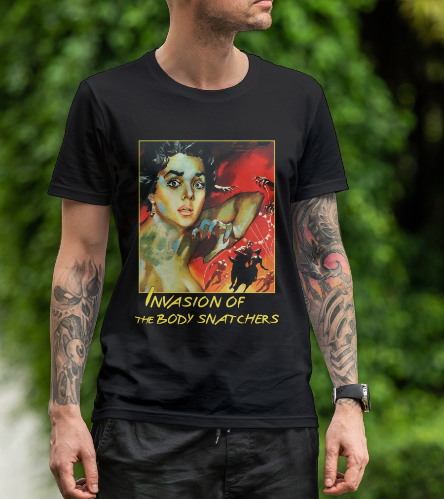 Invasion Of The Body Snatchers 1978 Classic Horror Movie Cover T-Shirt