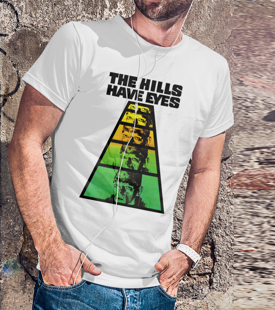 The Hills Have Eyes Retro 1977 Pyramid Faces T-Shirt