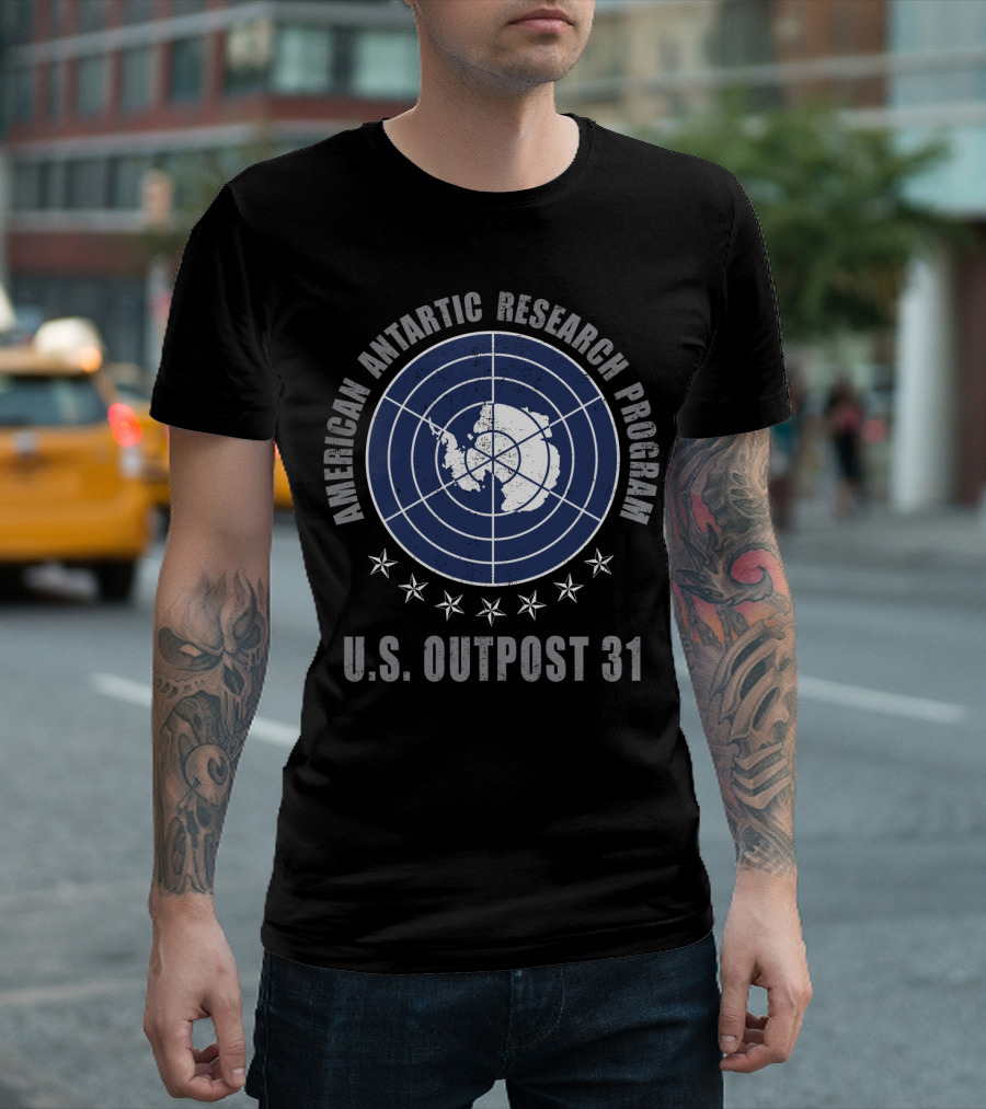 American Antarctic Research Program U.S. Outpost 31 The Thing T-Shirt