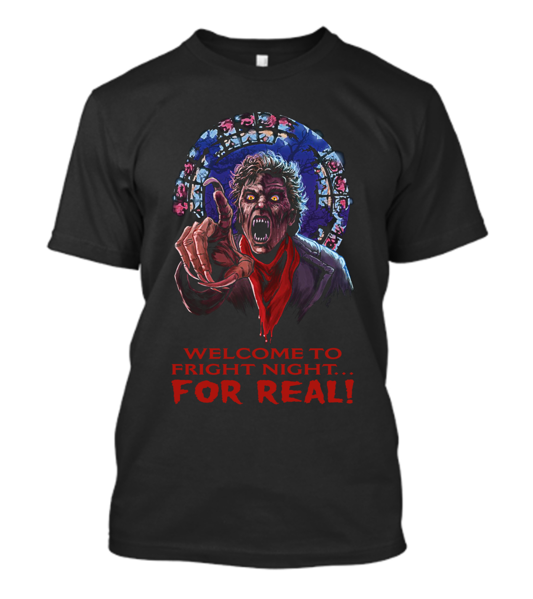 Welcome To Fright Night 1985 For Real Horror T-Shirt