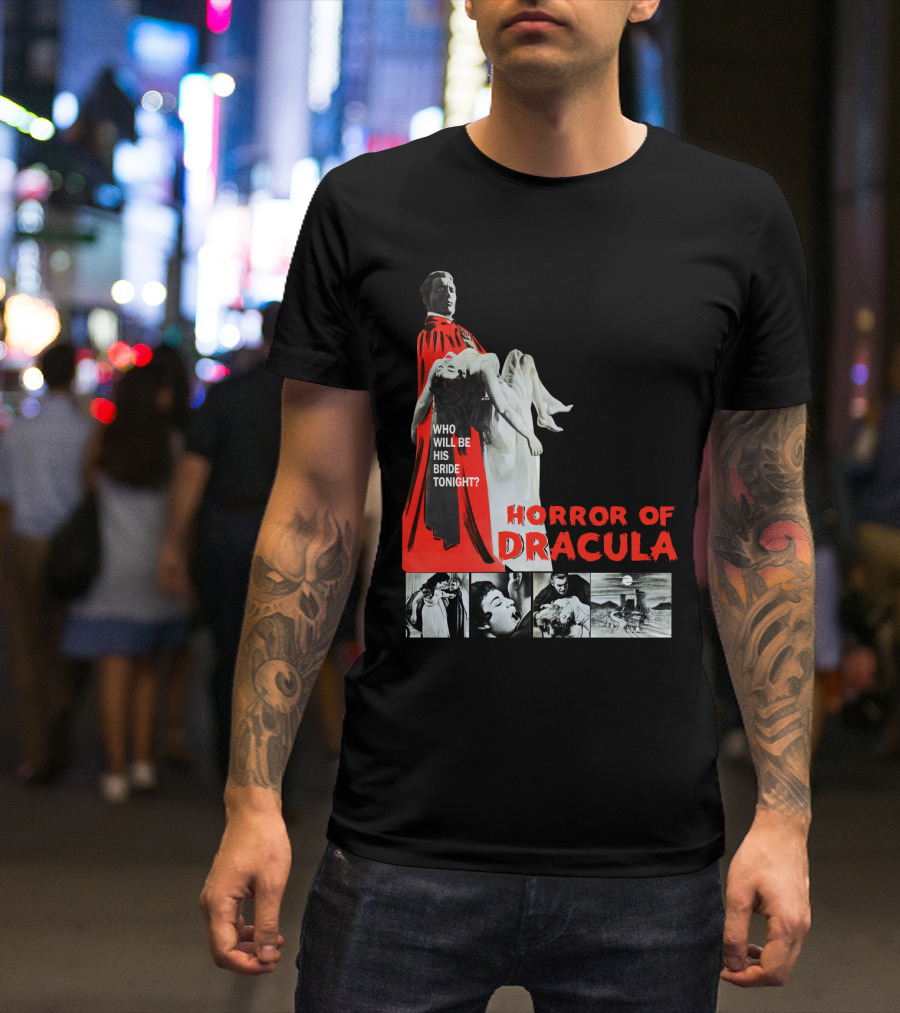 Horror Of Dracula Who Will Be His Bride Tonight T-Shirt