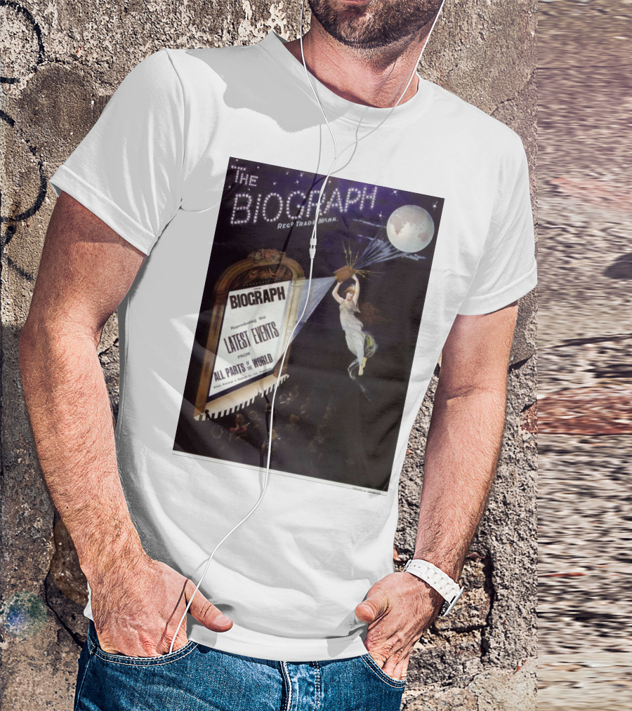 The Biograph 1910 Reg Trade Mark Biograph Presenting Latest Events From All Parts Of The World T-Shirt