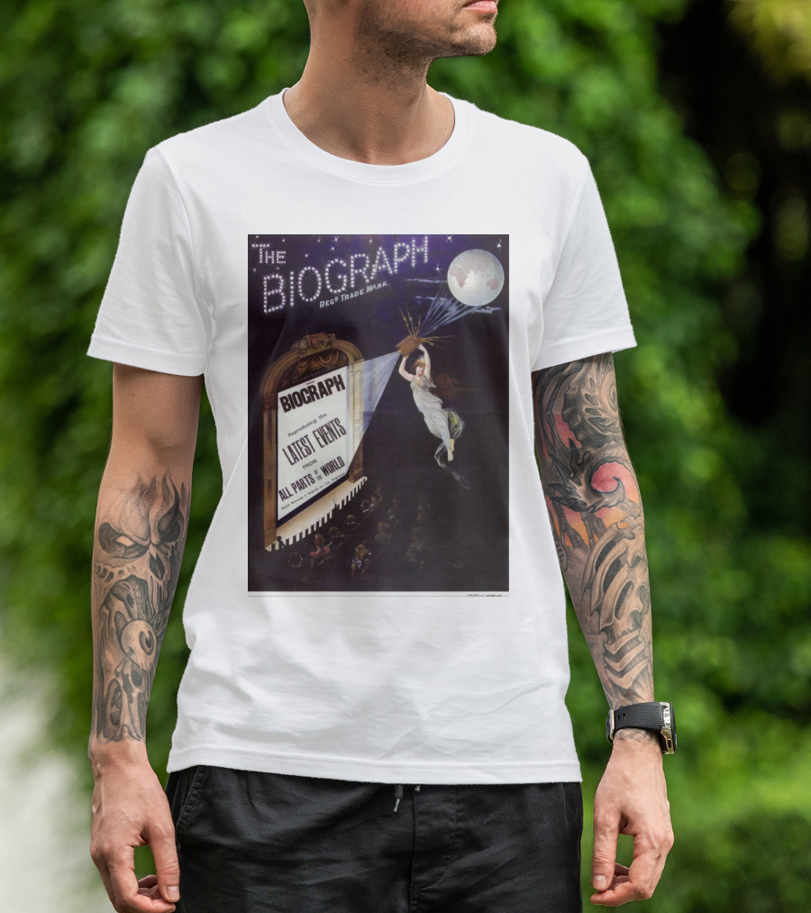 The Biograph 1910 Reg Trade Mark Biograph Presenting Latest Events From All Parts Of The World T-Shirt