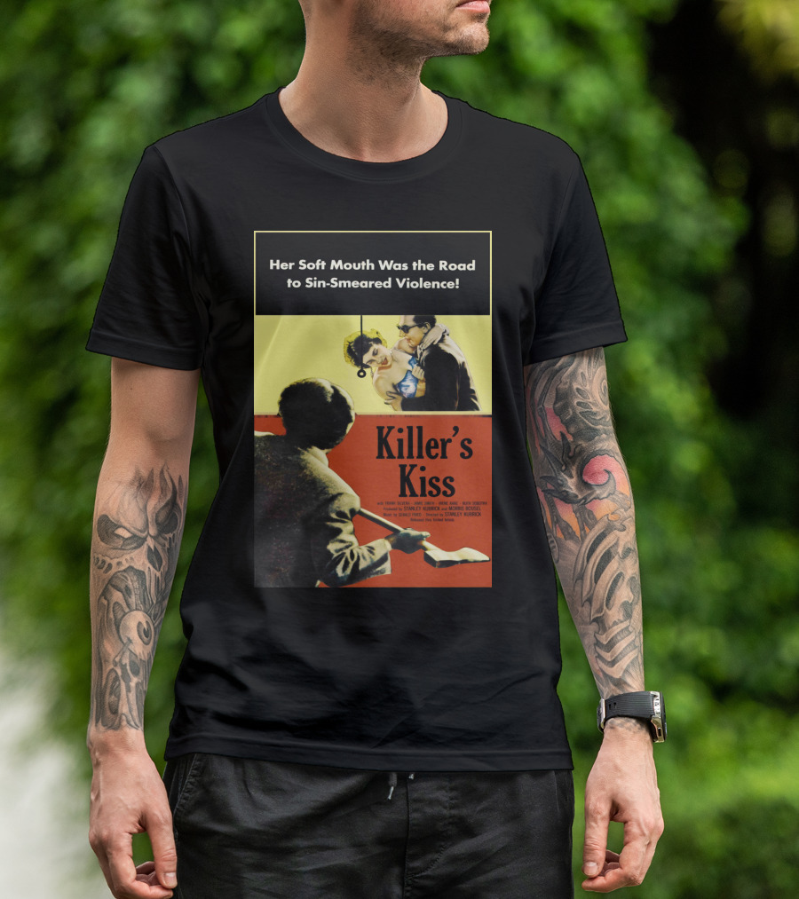 Her Soft Mouth Was The Road To Sin-Smeared Violence Killer's Kiss 1955 T-Shirt
