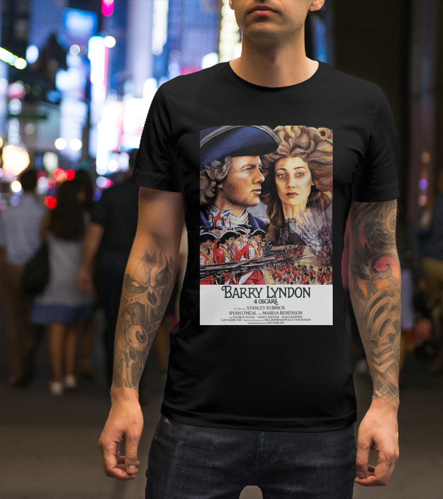 Barry Lyndon Stanley Kubrick 4 Oscars Ryan O'Neal Marisa Berenson T-Shirt