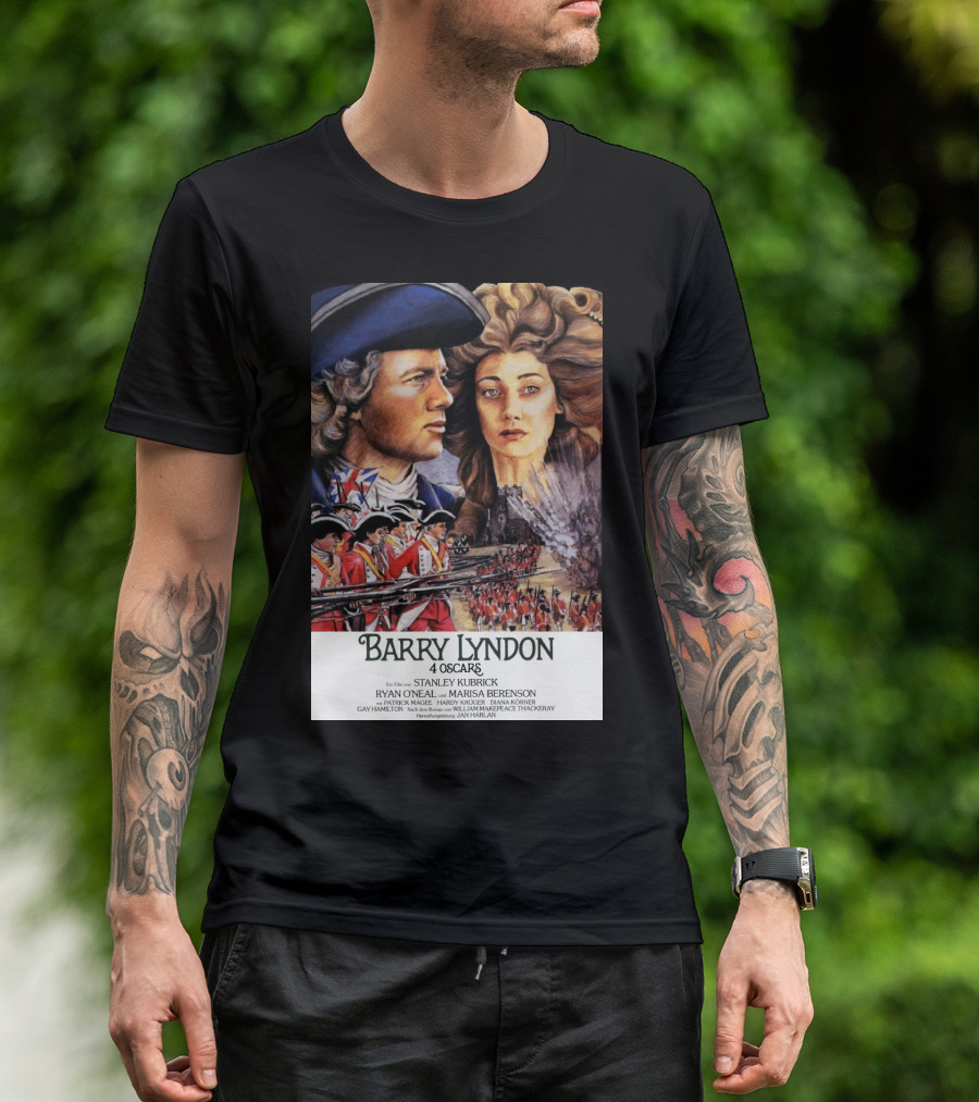 Barry Lyndon Stanley Kubrick 4 Oscars Ryan O'Neal Marisa Berenson T-Shirt
