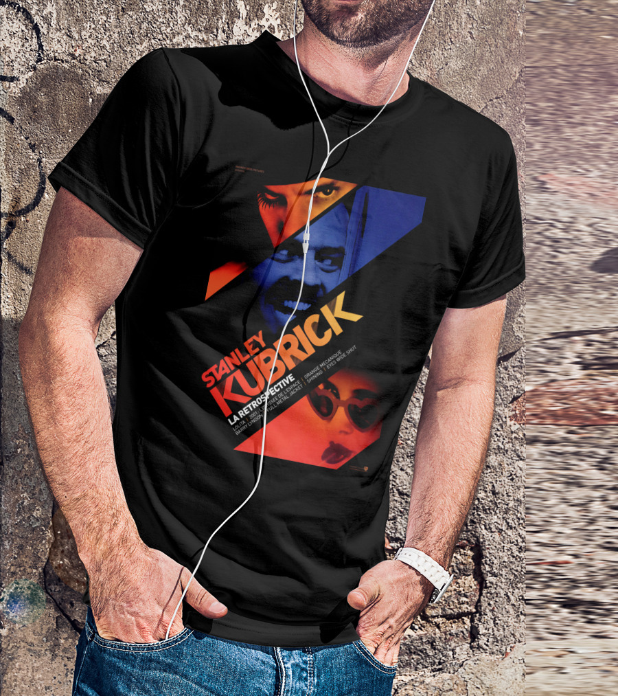 STANLEY KUBRICK LA RETROSPECTIVE WARNER BROS ENTERTAINMENT 2001 L'ODYSSÉE DE L'ESPACE BARRY LYNDON SHINING FULL METAL JACKET LOLITA EYES WIDE SHUT T-Shirt