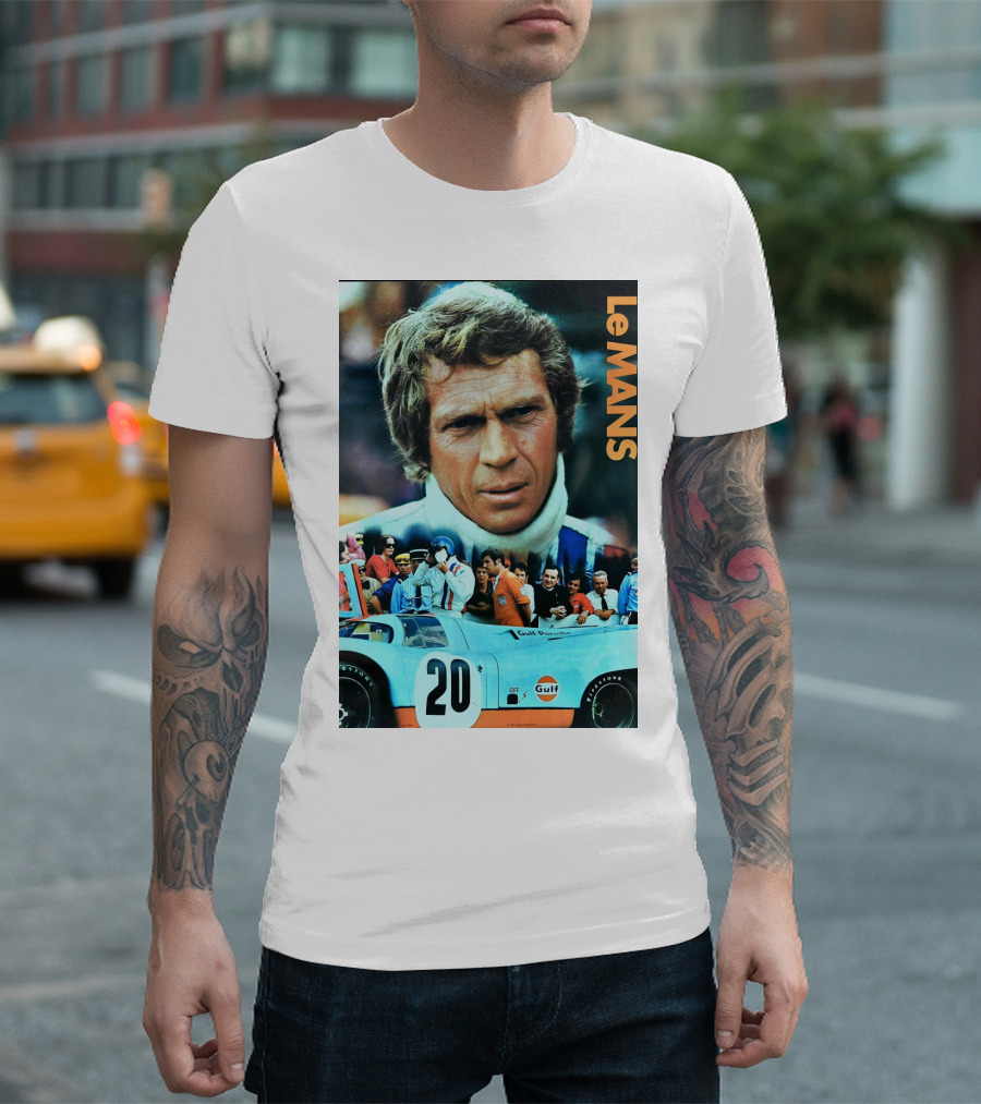 Le Mans 1971 Steve McQueen Gulf Racing 20 T-Shirt