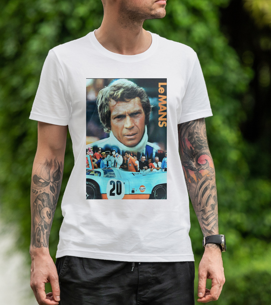 Le Mans 1971 Steve McQueen Gulf Racing 20 T-Shirt