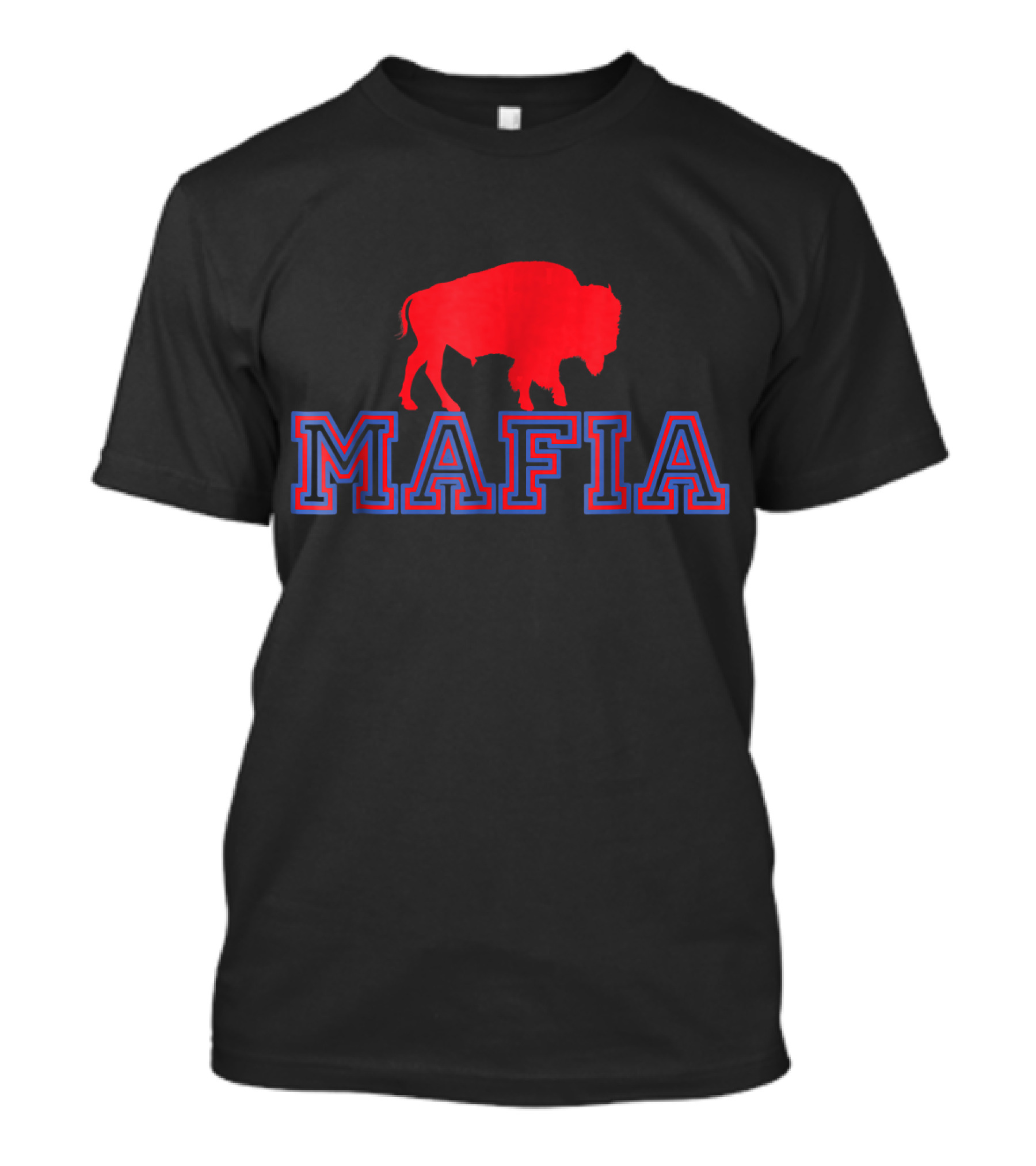 Bills Mafia Buffalo Sports Fan Symbol In Iconic Red Buffalo T-Shirt