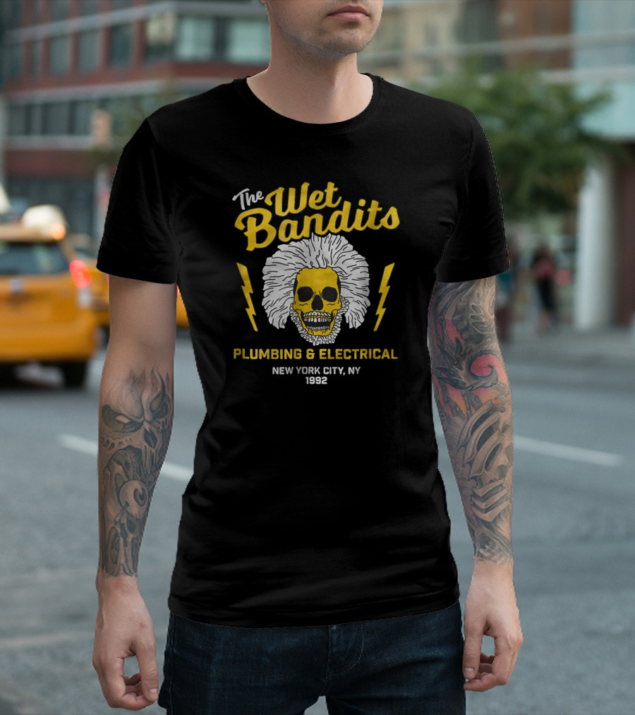 The Wet Bandits Plumbing and Electrical New York City NY 1992 T-Shirt