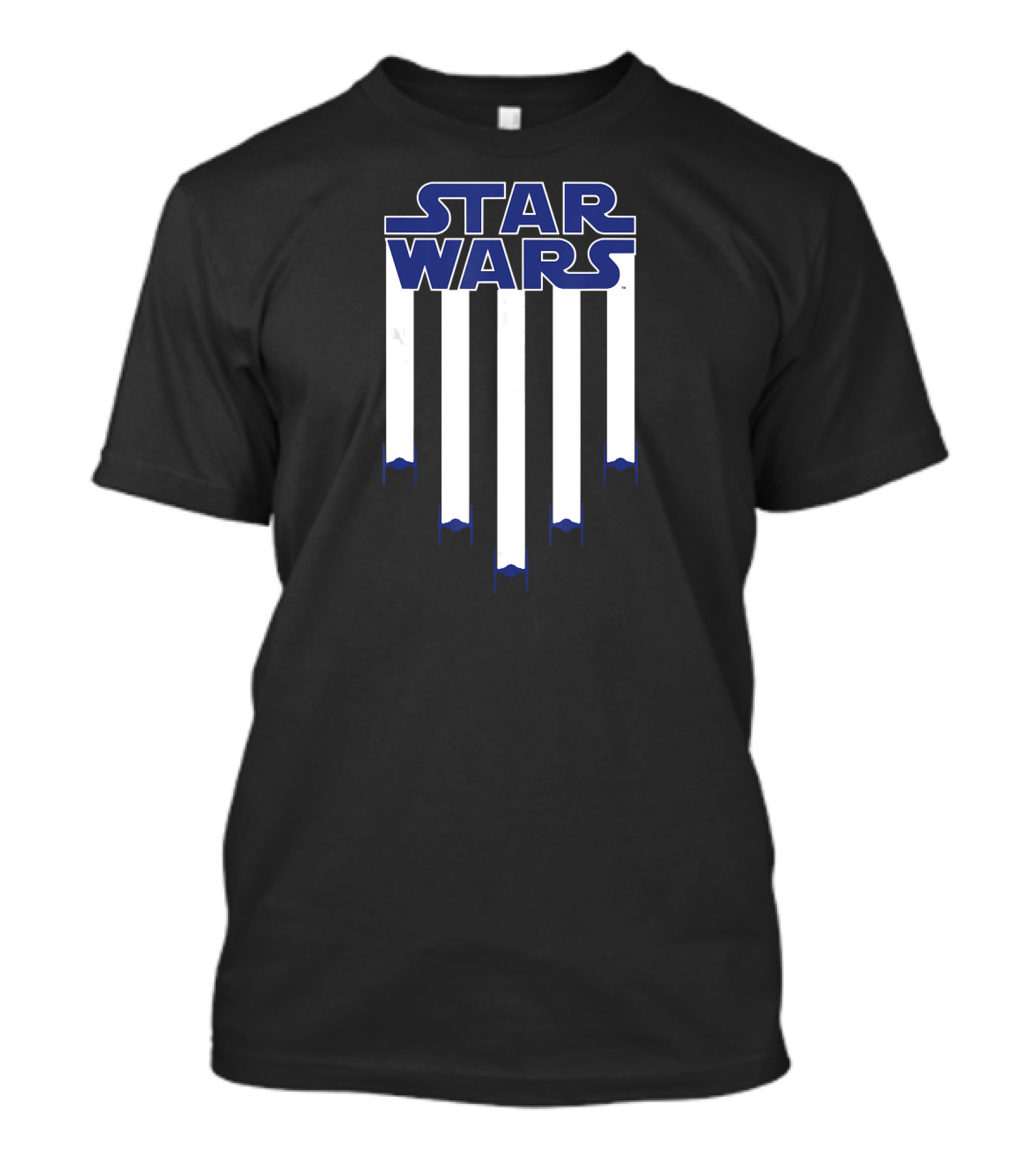 Star Wars Logo Fighter Jets American Flag T-Shirt