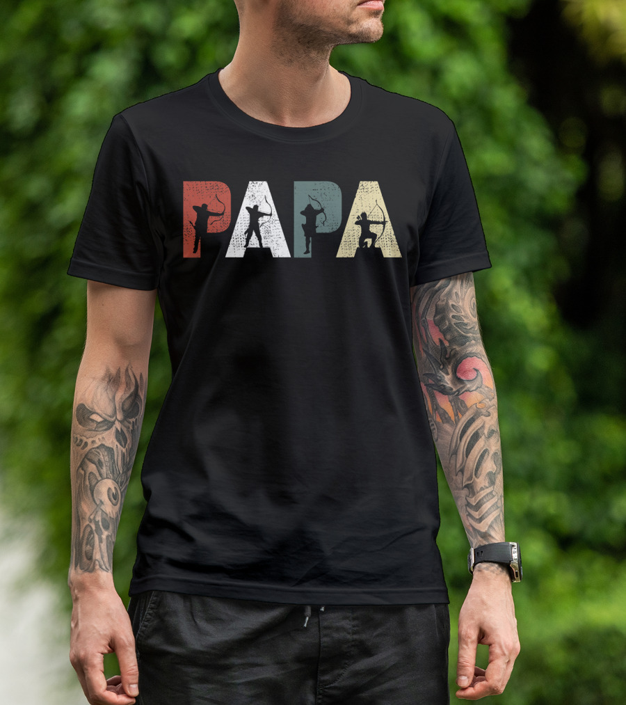 Papa Vintage Archery T-Shirt