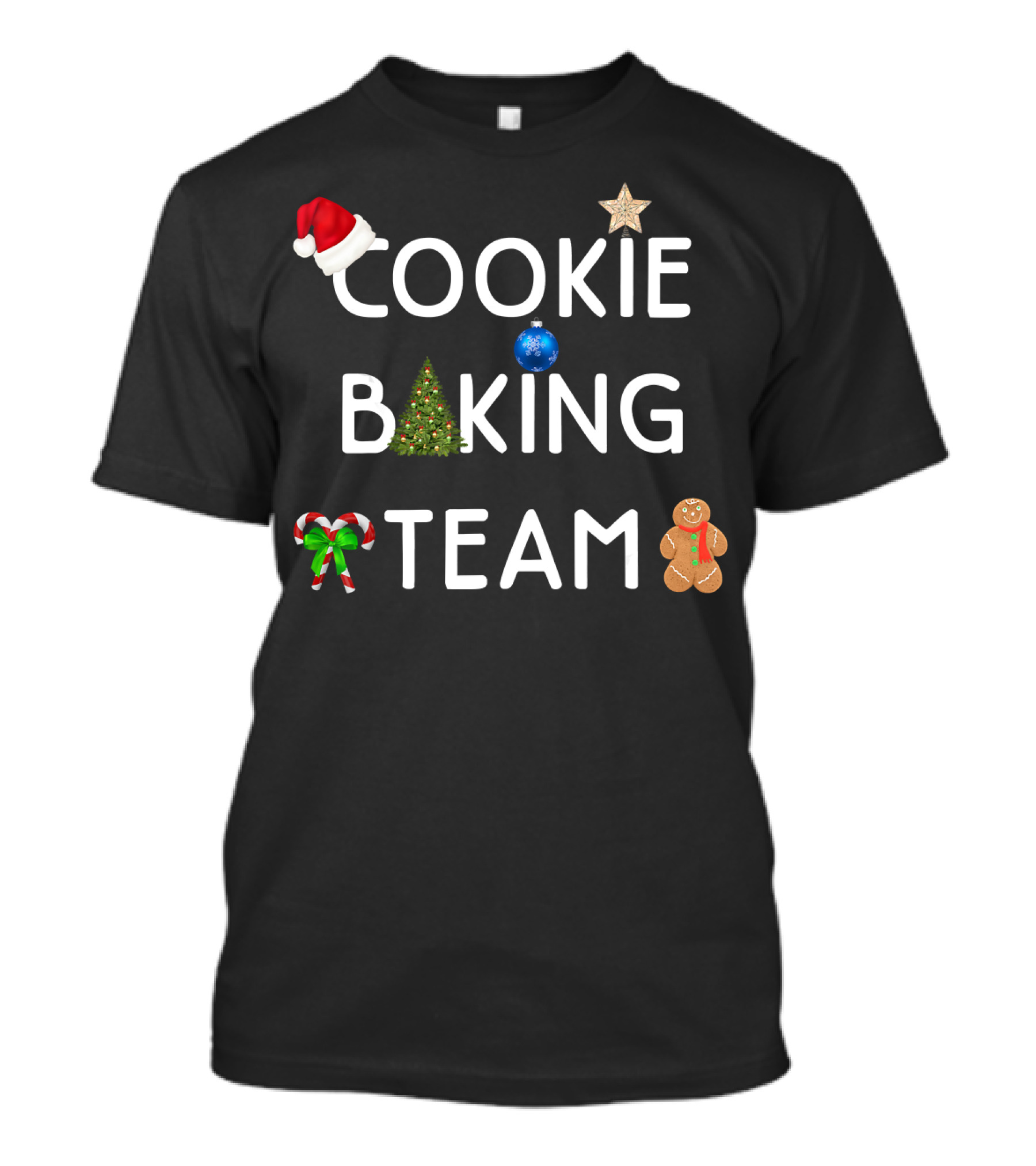 Cookie Baking Team Christmas Holiday Baking Novelty Cook T-Shirt
