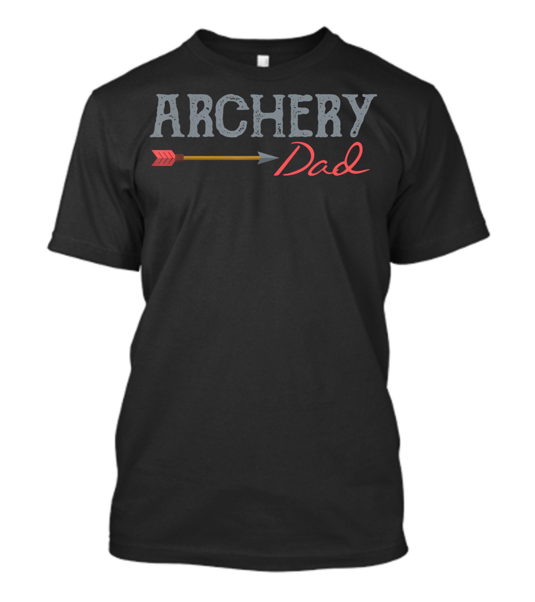 Archery Dad Arrow Proud Parent Bow Hunter Target Archery T-Shirt