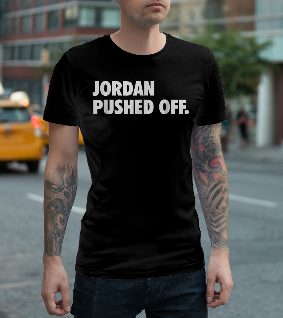 Salt City Jordan Pushed Off Phrase T-Shirt