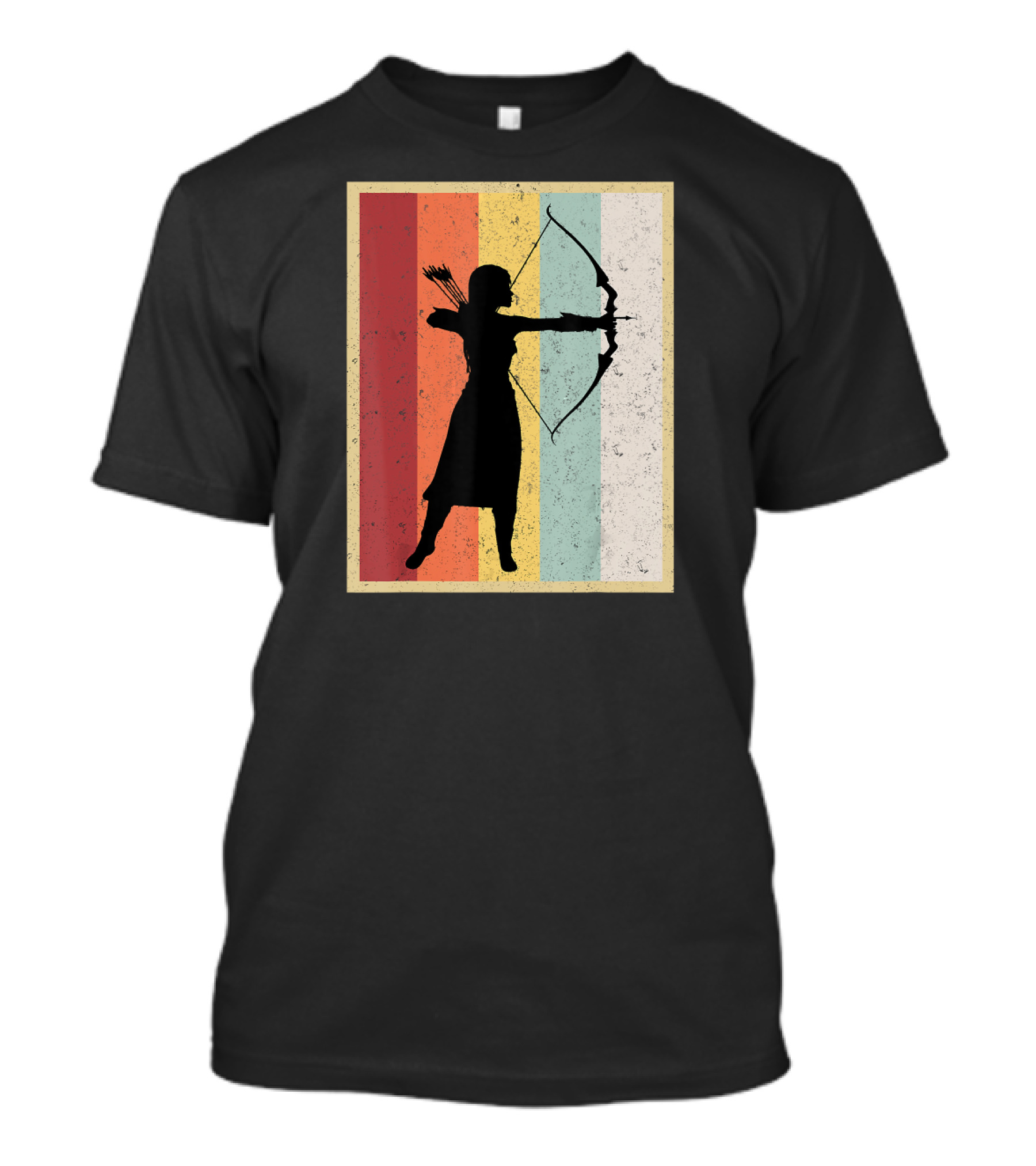Women's Vintage Style Archery Bow Hunter T-Shirt