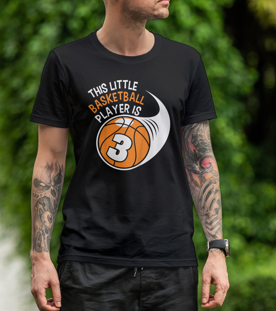 This Little Basketball Player Is 3 T-Shirt