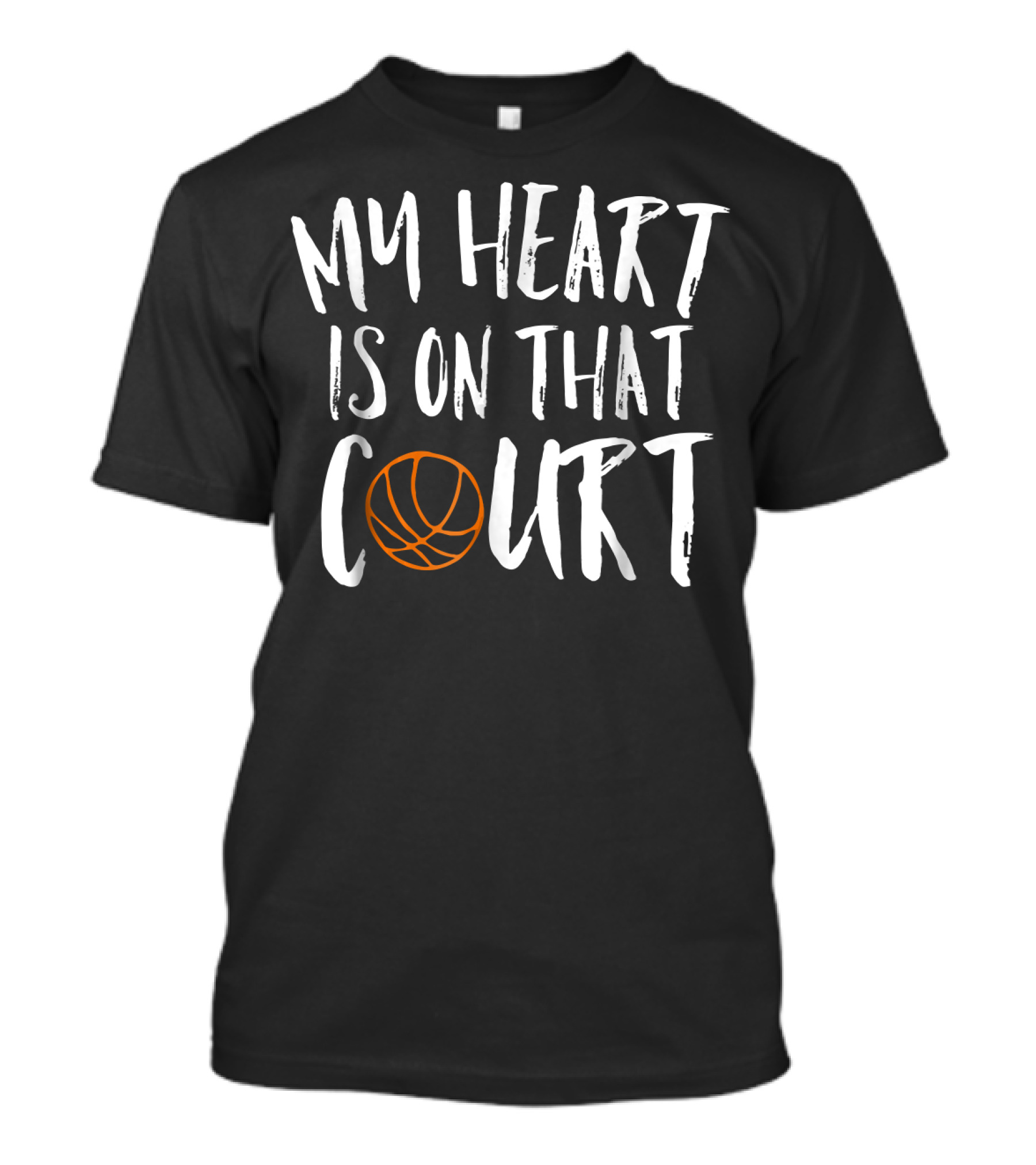 My Heart Is On That Basketball Court T-Shirt