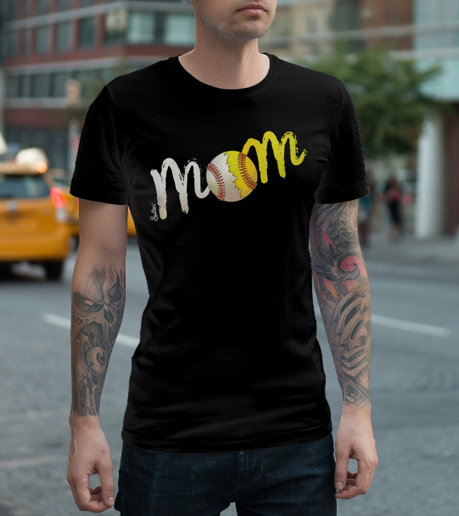 Mom Baseball Softball Sports Lover T-Shirt