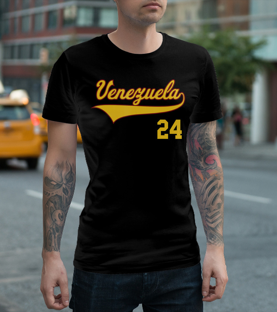 Venezuela Baseball Vinotinto 24 T-Shirt
