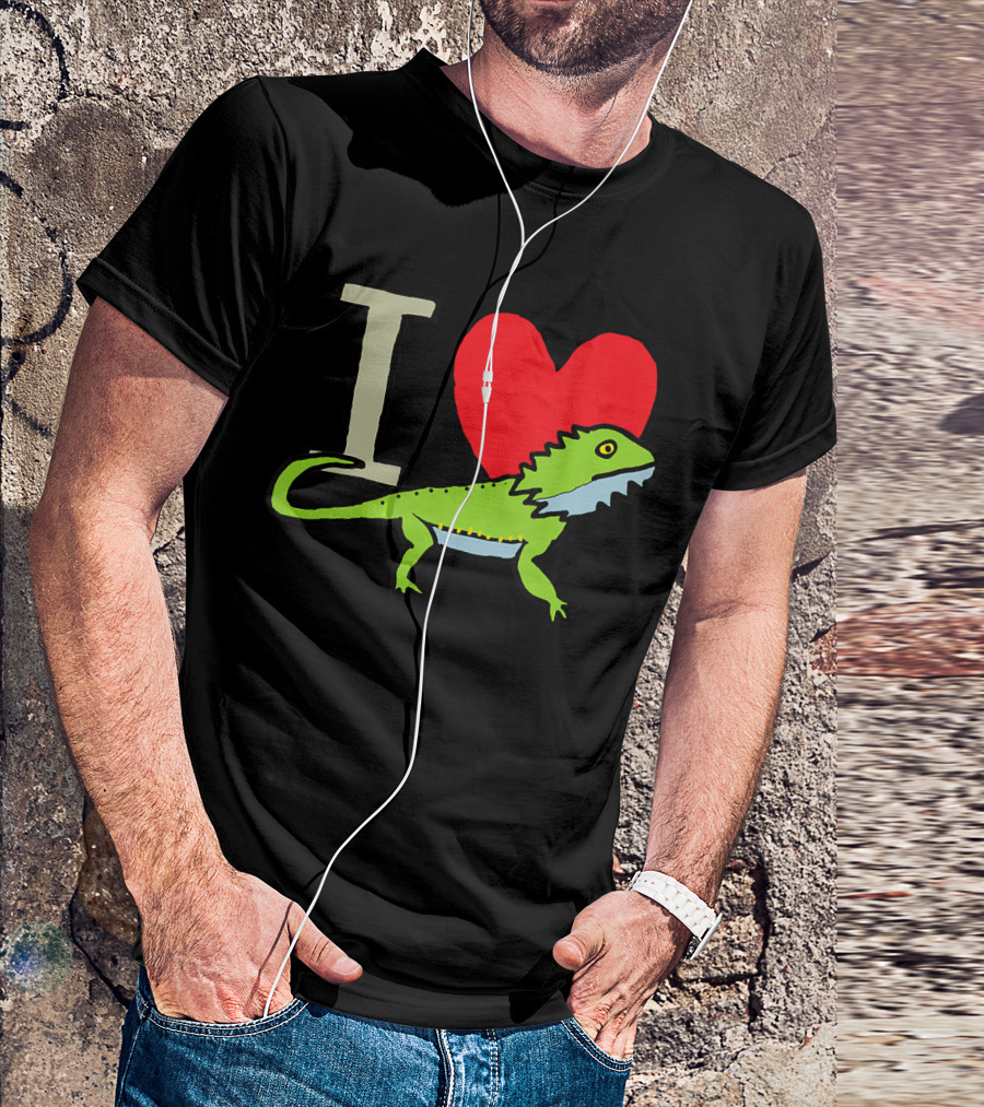 I Love Bearded Dragons T-Shirt