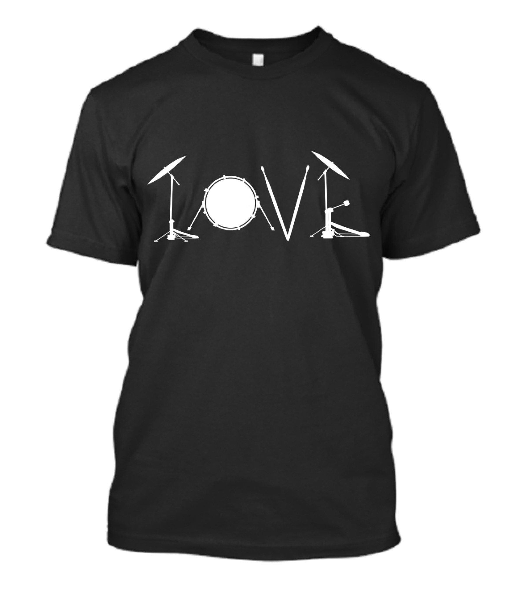 Drummers Drumming Drum Love Drums Symbolic Drum Kit Love T-Shirt