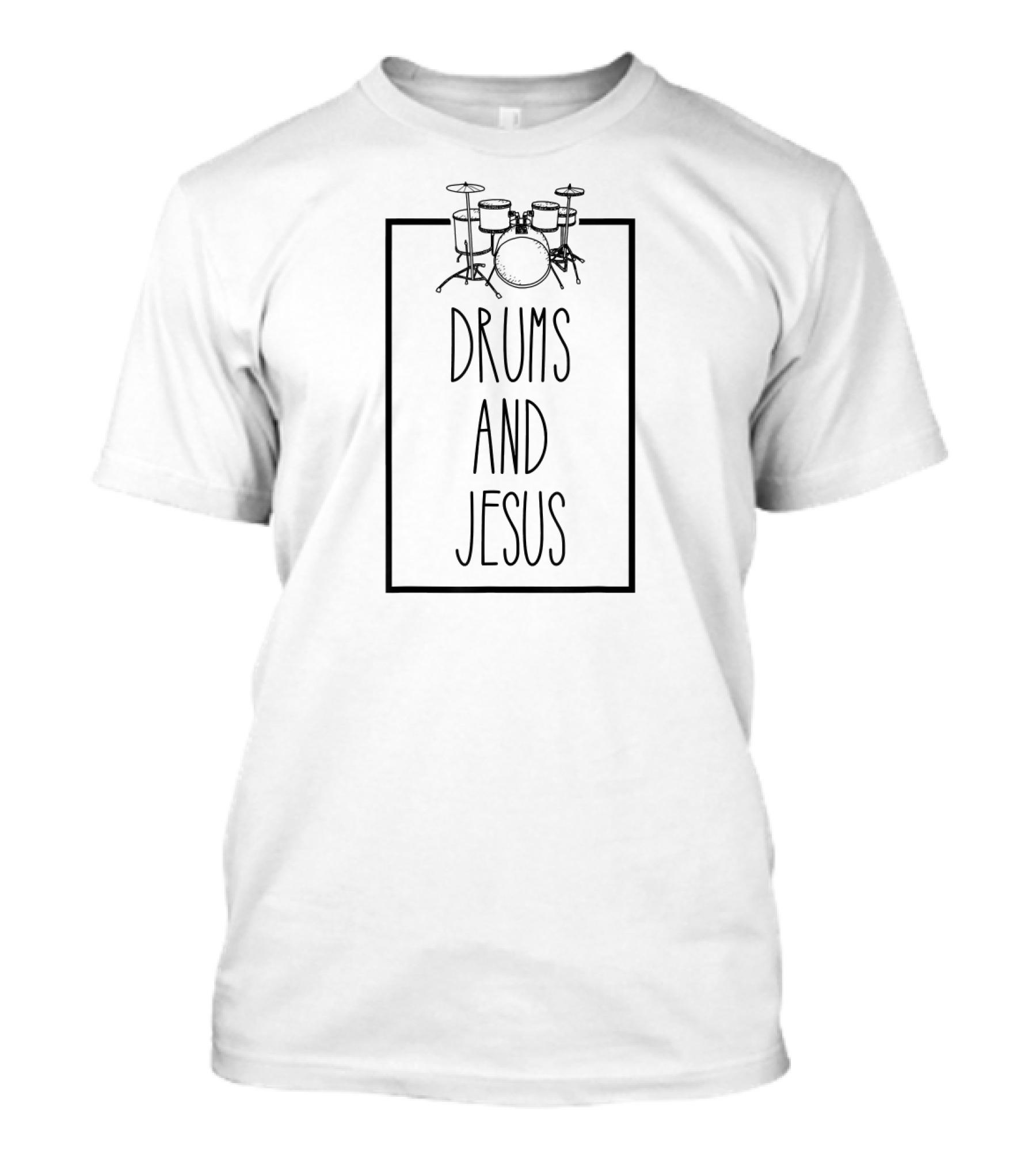 Drums And Jesus Christian Drummer T-Shirt
