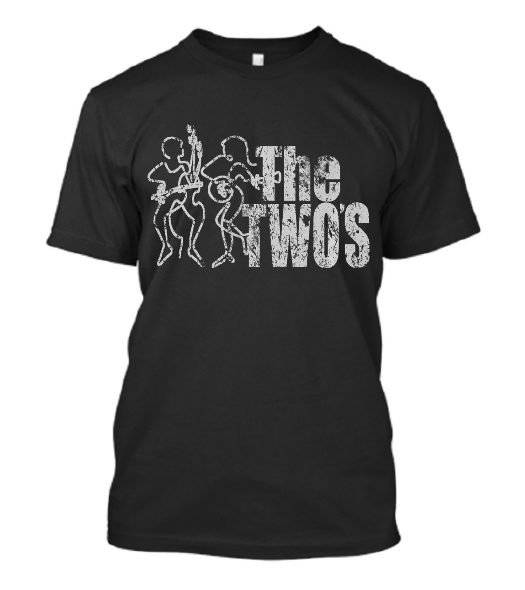 The Two's Vintage Outline Bass Drum Players T-Shirt