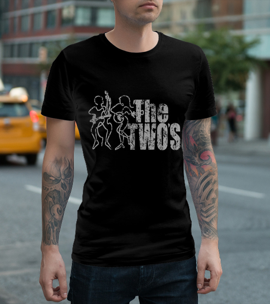 The Two's Vintage Outline Bass Drum Players T-Shirt