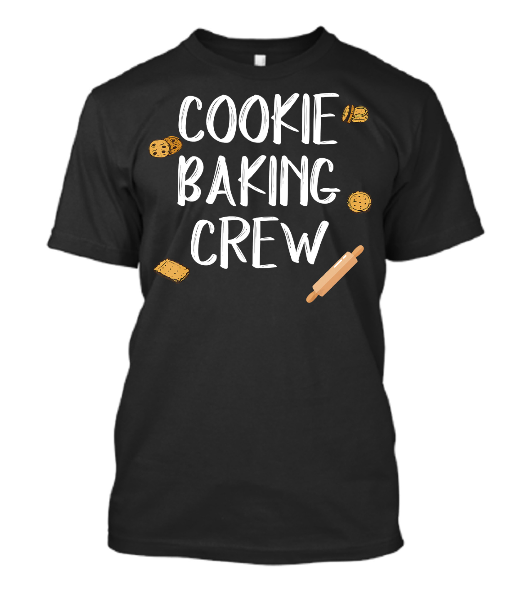 Cookie Baking Crew Baker Rolling Pin And Cookies T-Shirt