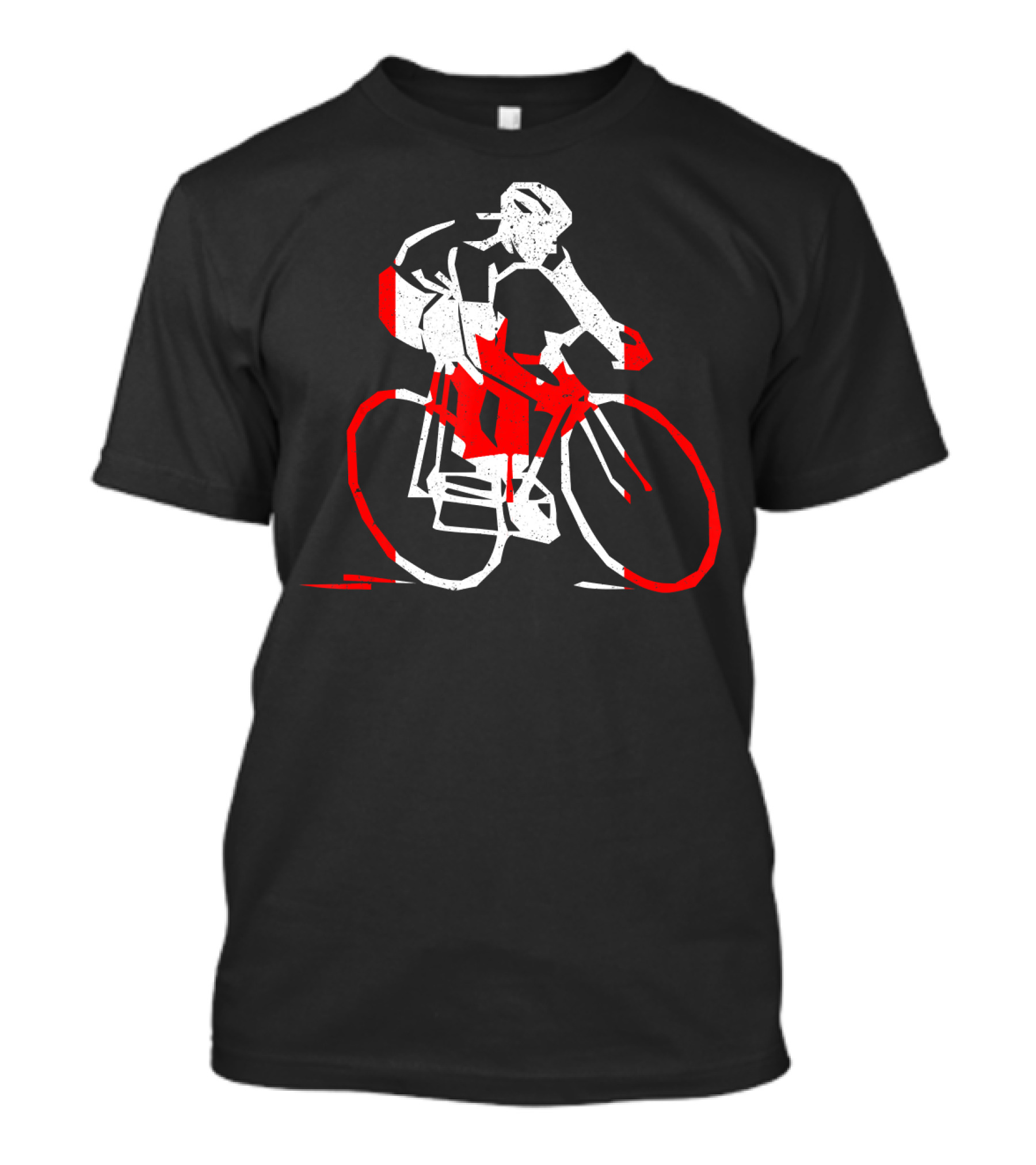 Canada Cycling Canadian Cyclist Bicycle Riding T-Shirt
