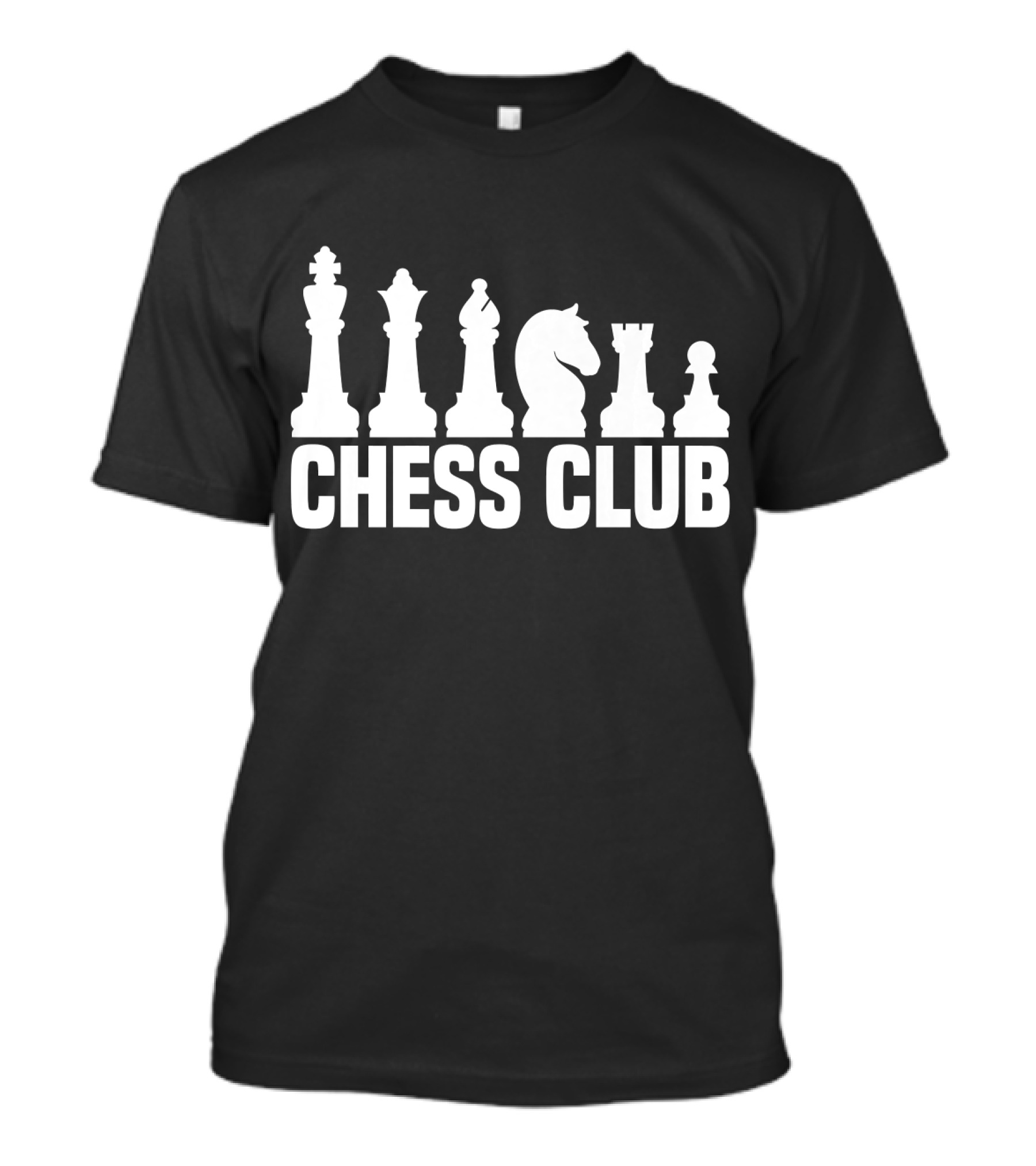 Chess Club Chess Lovers Player Pawns Kings Knights Rooks T-Shirt