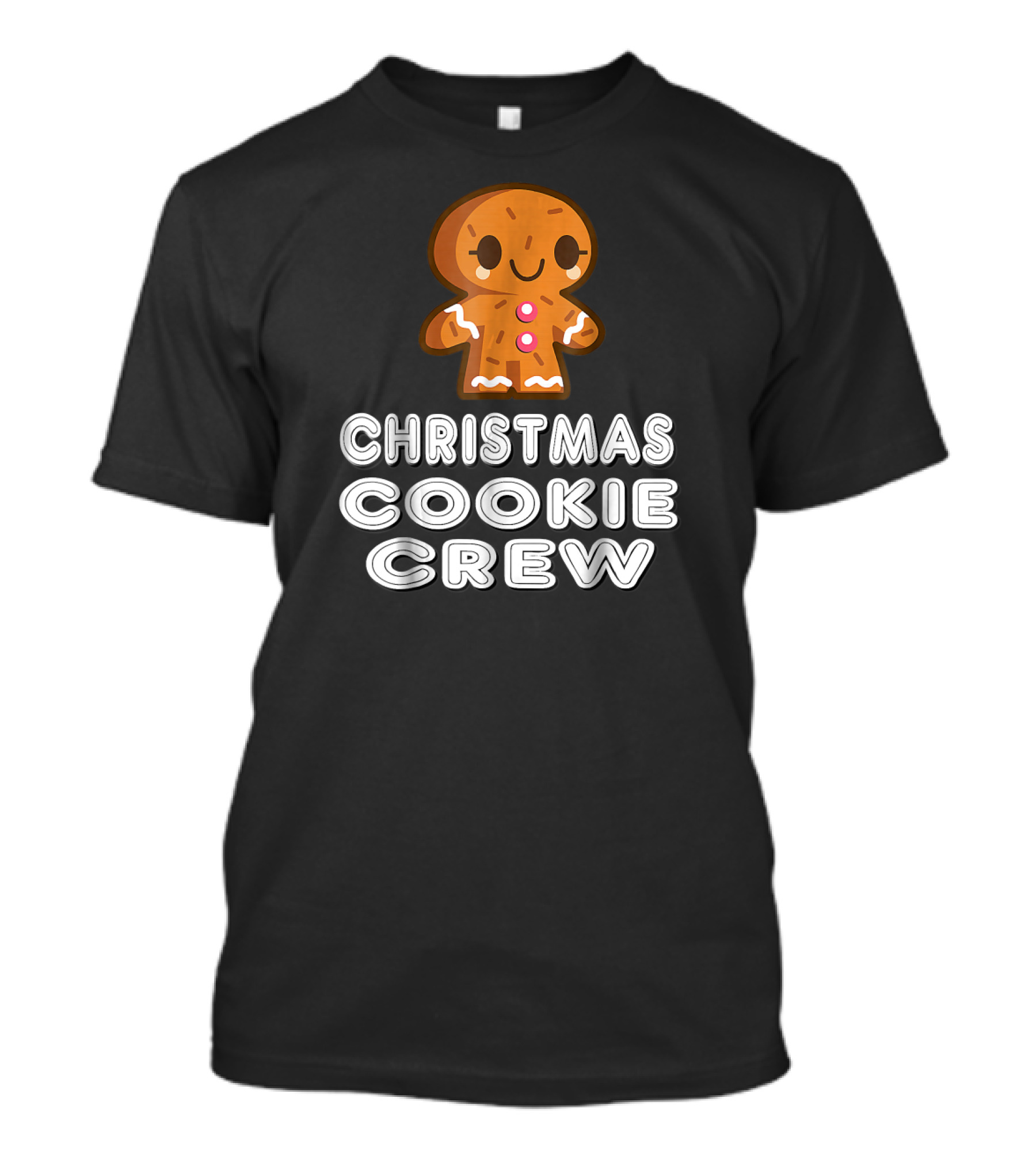 Christmas Cookie Crew Gingerbread Team Fun T-Shirt