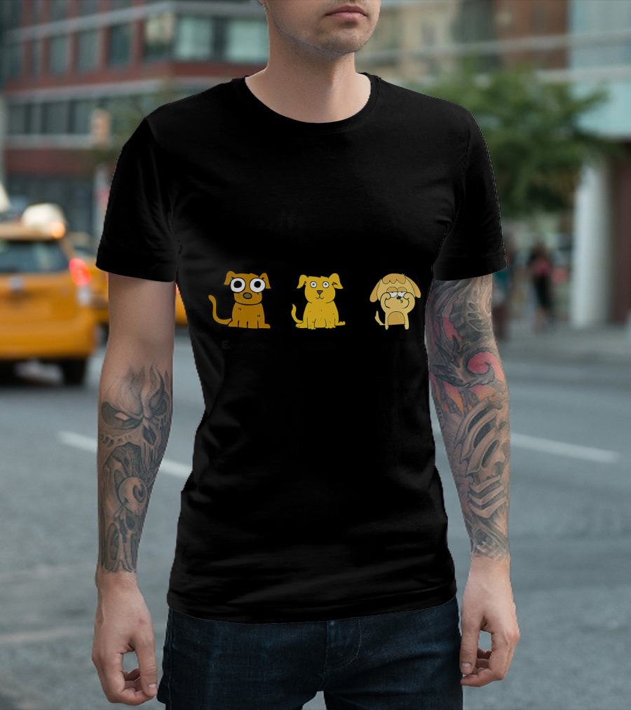 Coffee Dogs Espresso Regular Decaf Funny T-Shirt