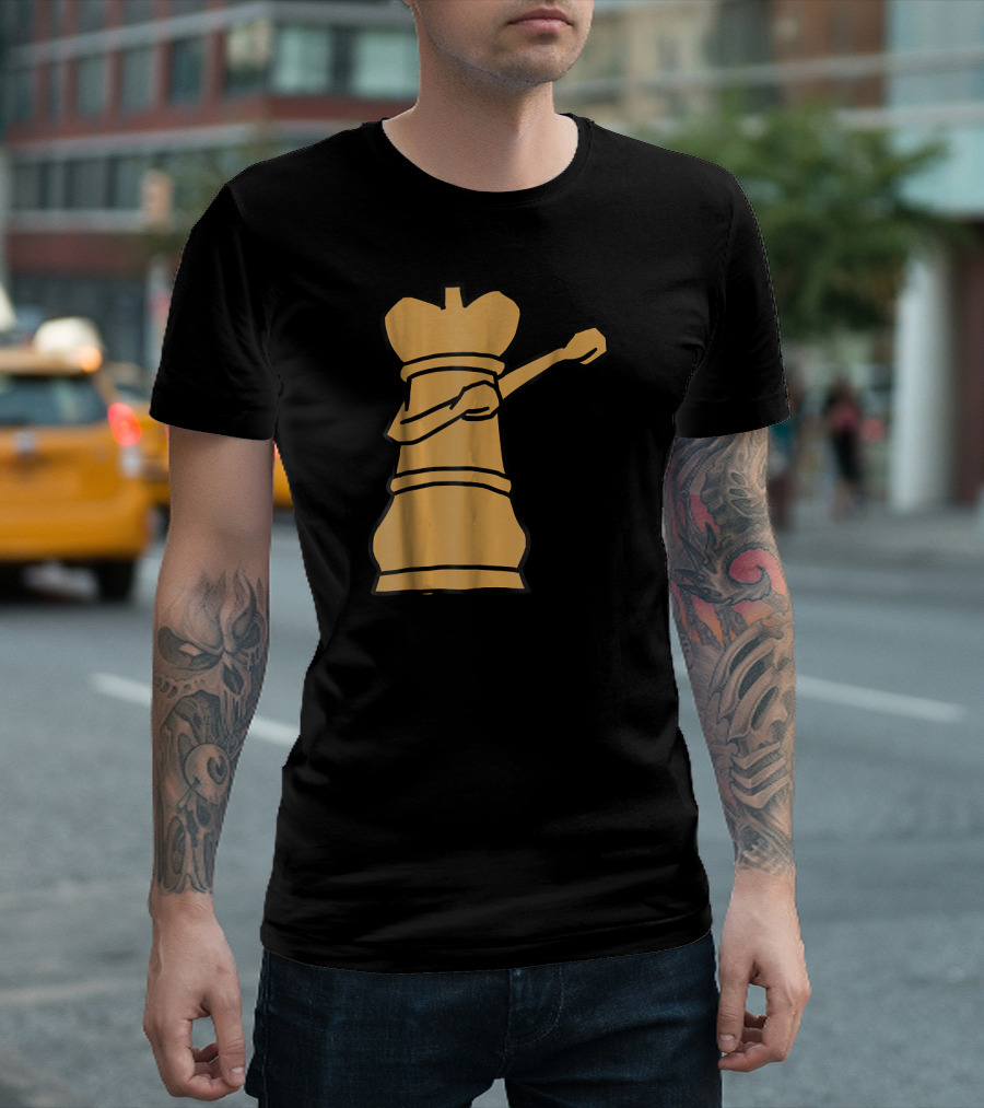Dabbing Chess Queen Dab Dance Funny Checkmate T-Shirt