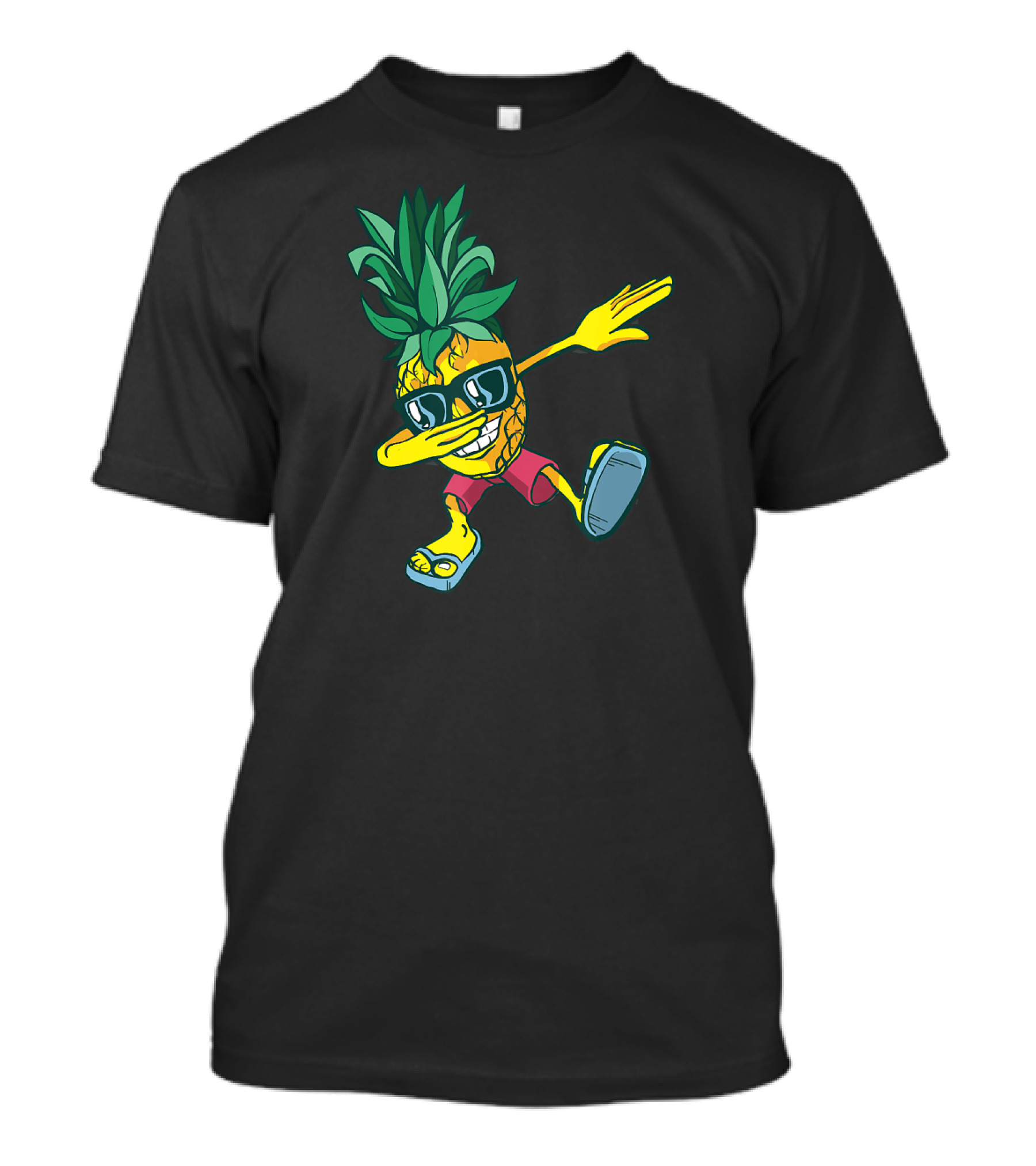 Pineapple Dabbing Dance Sunglasses Fun Wear T-Shirt