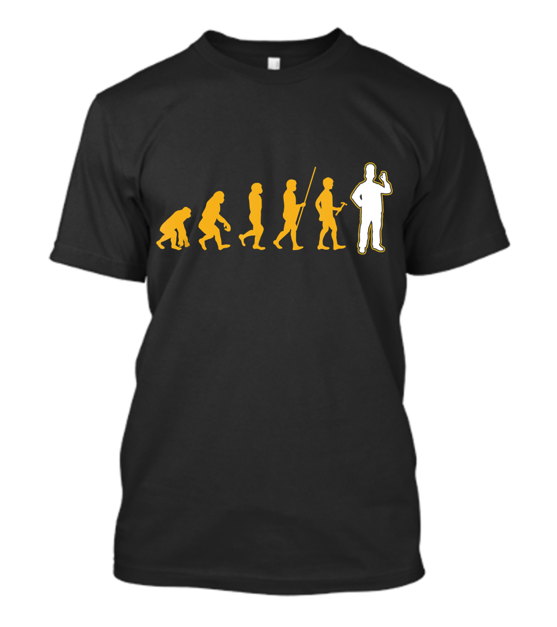 Funny Chef Human Evolution Cook Baker Culinary Journey T-Shirt