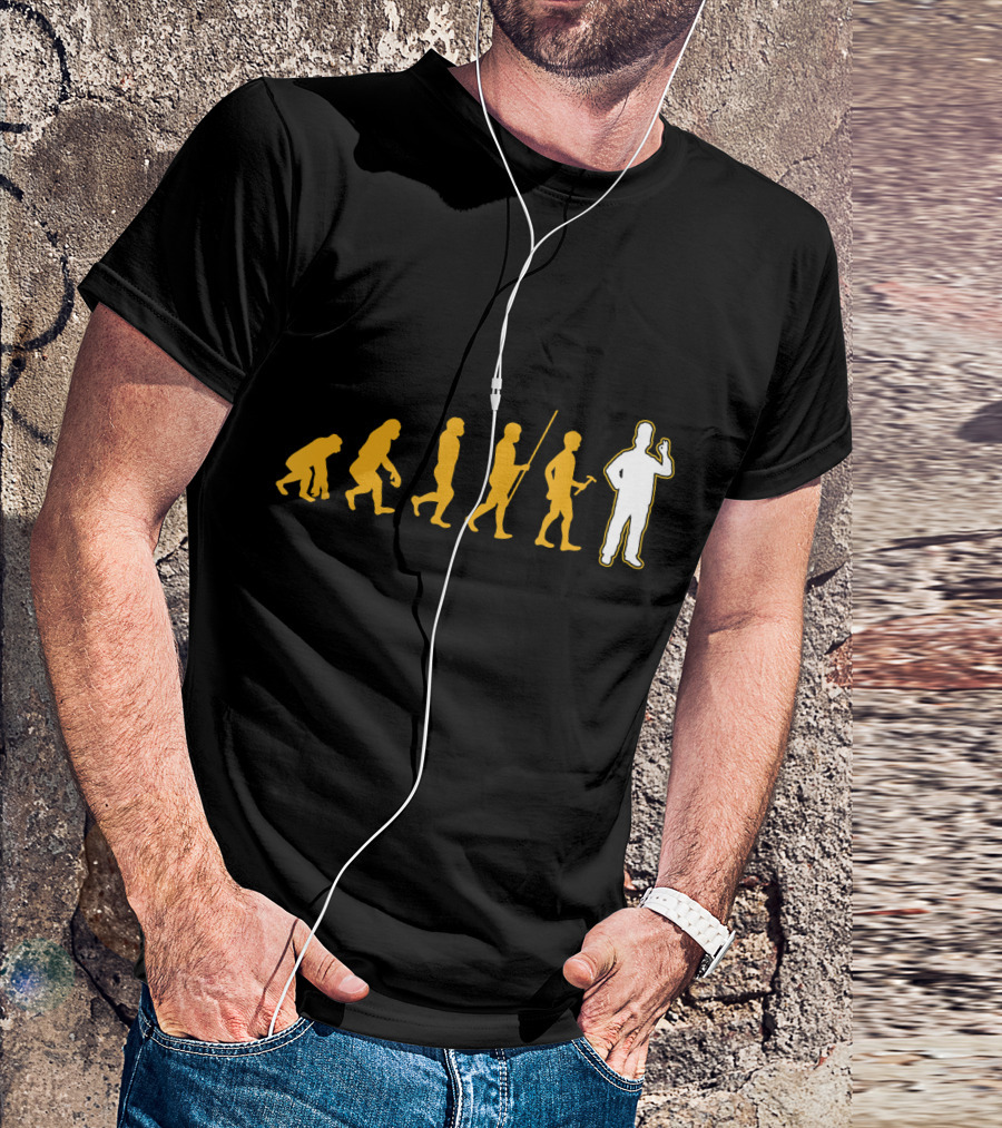 Funny Chef Human Evolution Cook Baker Culinary Journey T-Shirt