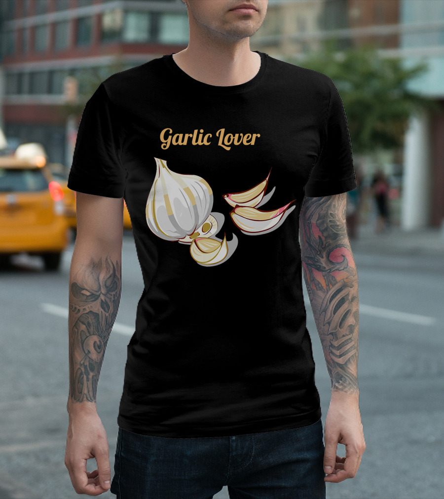 Garlic Lover Gourmet Foodie Chef Garlic Clove T-Shirt
