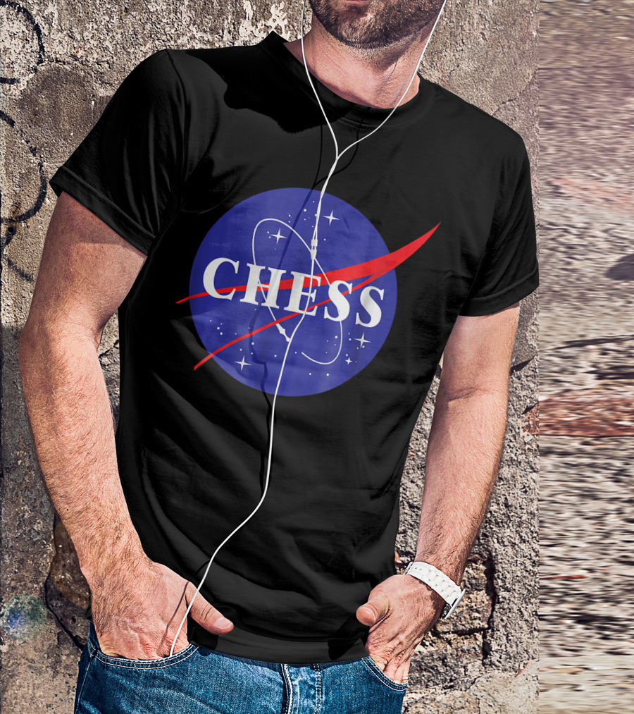 Chess NASA Parody Gift For Chess Player T-Shirt